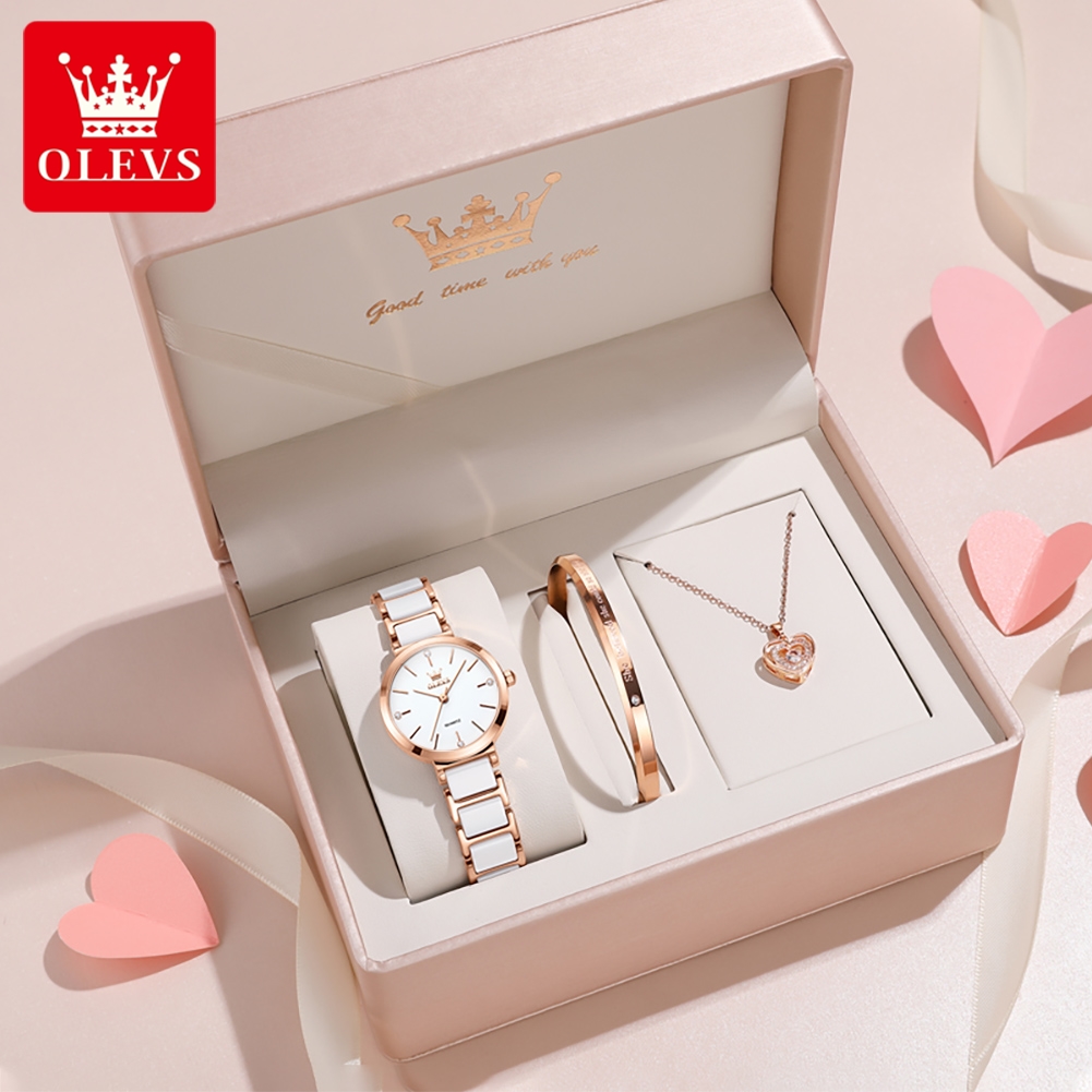 Jewellery Watches - OLEVS Kadın Saati 5877 Lüks Zarif