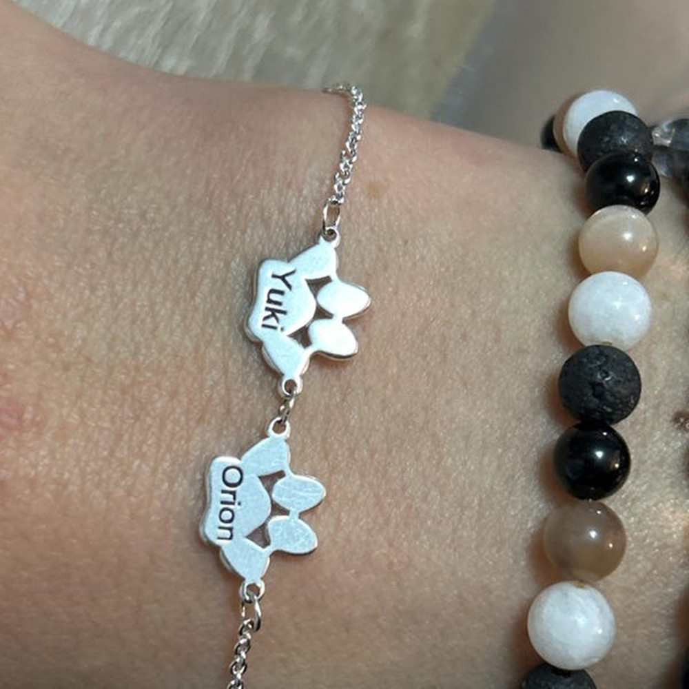 Anklet Foot Chain - Özel Pati Baskılı Ayak Bileği Bilekliği
