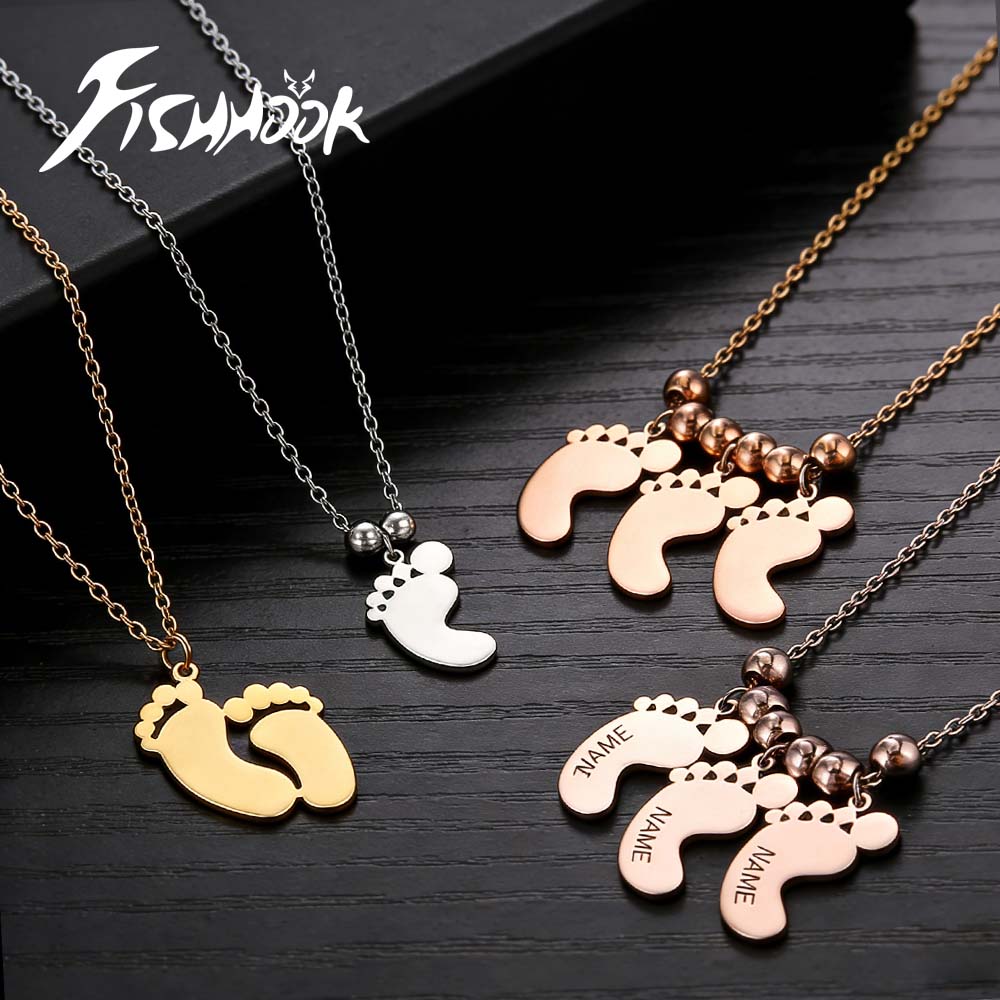 Anklet Foot Chain - Çiftler İçin Kişiselleştirilmiş Kolye, Bebek Ayakları