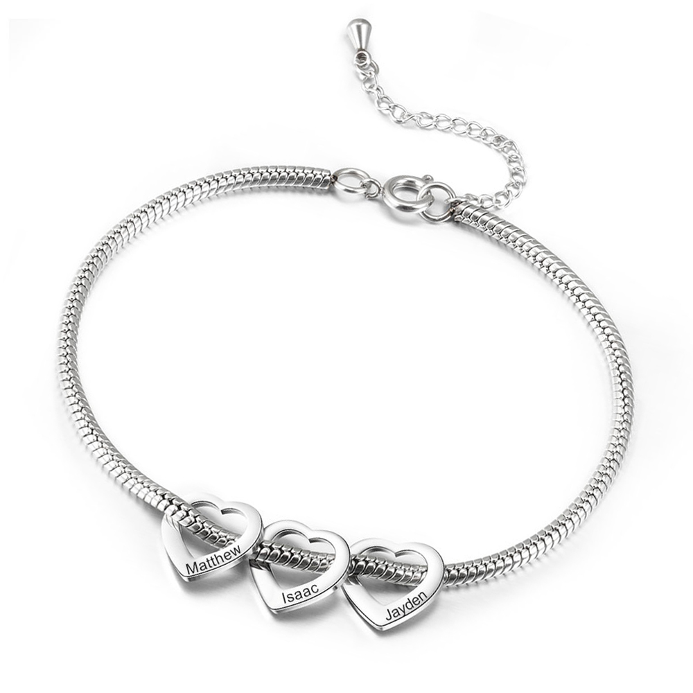 Anklet Foot Chain - PolishedPlus Özel Aile Isimleri Bilezik Halhal