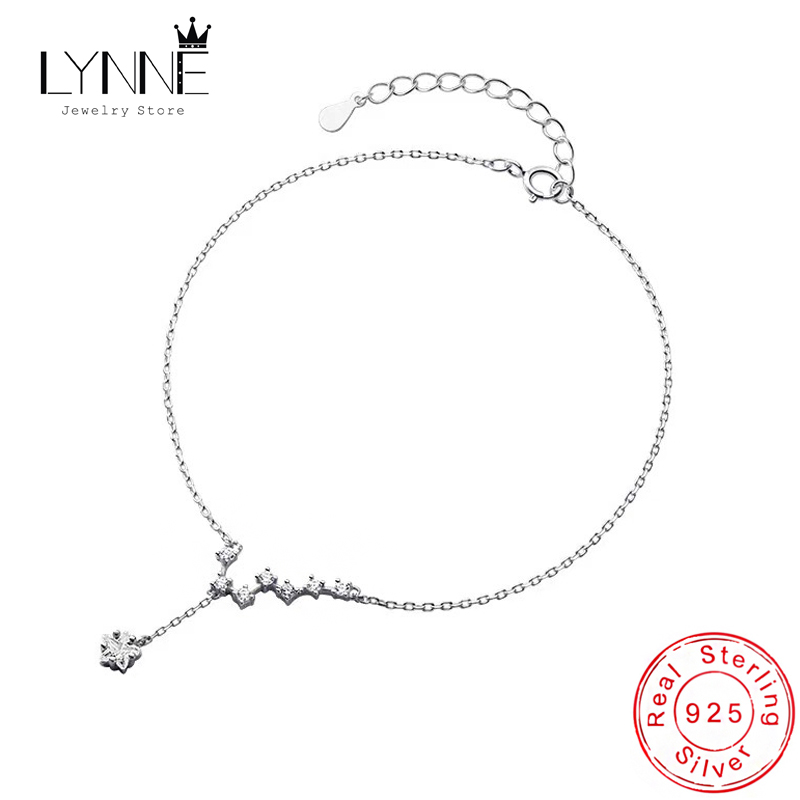 Anklet Foot Chain - LYNNE 925 ayar gümüş takı yıldız
