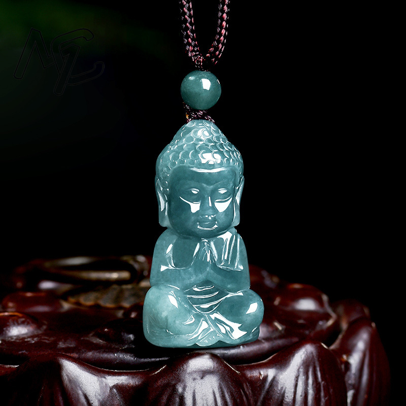 Doğal Gerçek Zümrüt Yeşim Mavi - Necklace Pendant incelemesi ve fiyatı