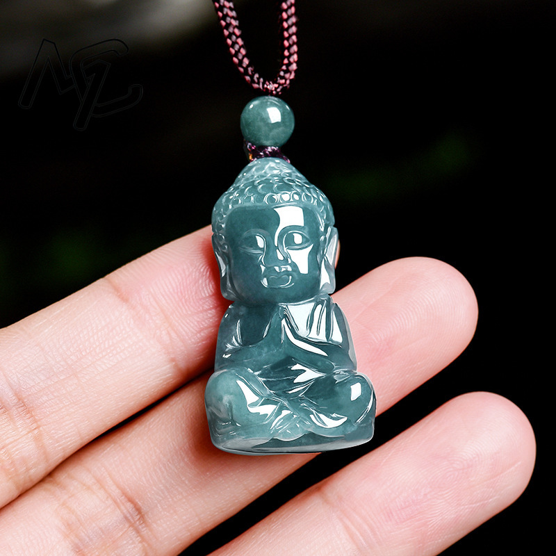 Doğal Gerçek Zümrüt Yeşim Mavi - Necklace Pendant incelemesi ve fiyatı