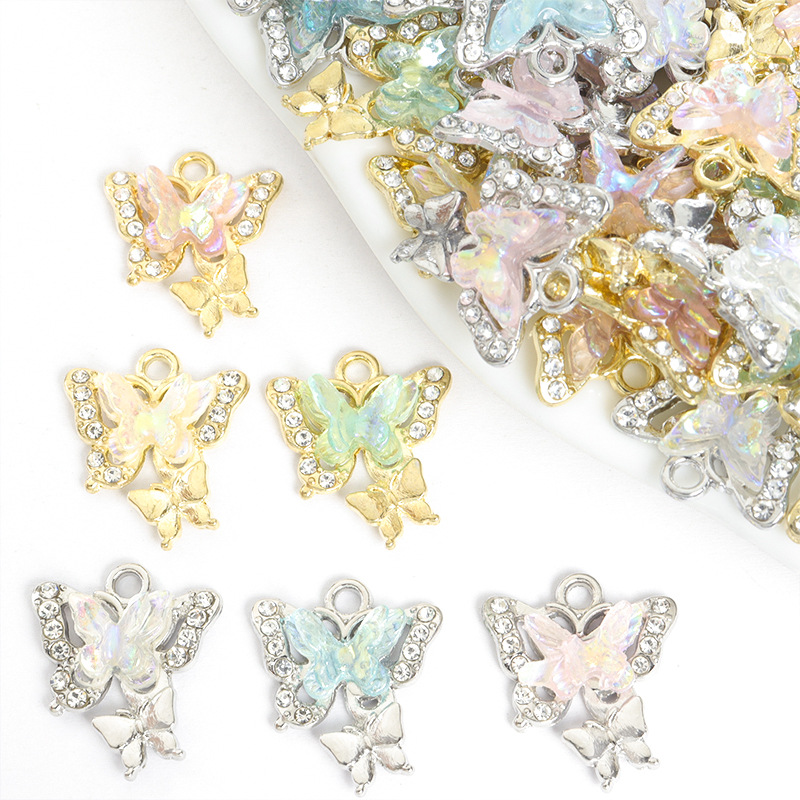 100 adet/grup akrilik kelebek  - Butterfly Pendant Necklace incelemesi ve fiyatı