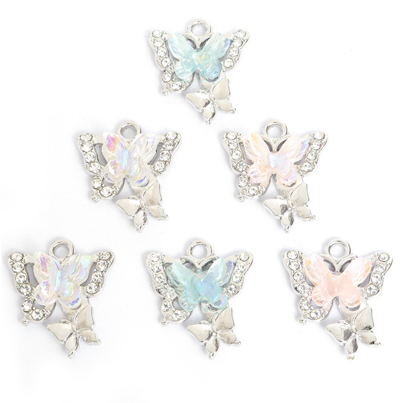 100 adet/grup akrilik kelebek  - Butterfly Pendant Necklace incelemesi ve fiyatı