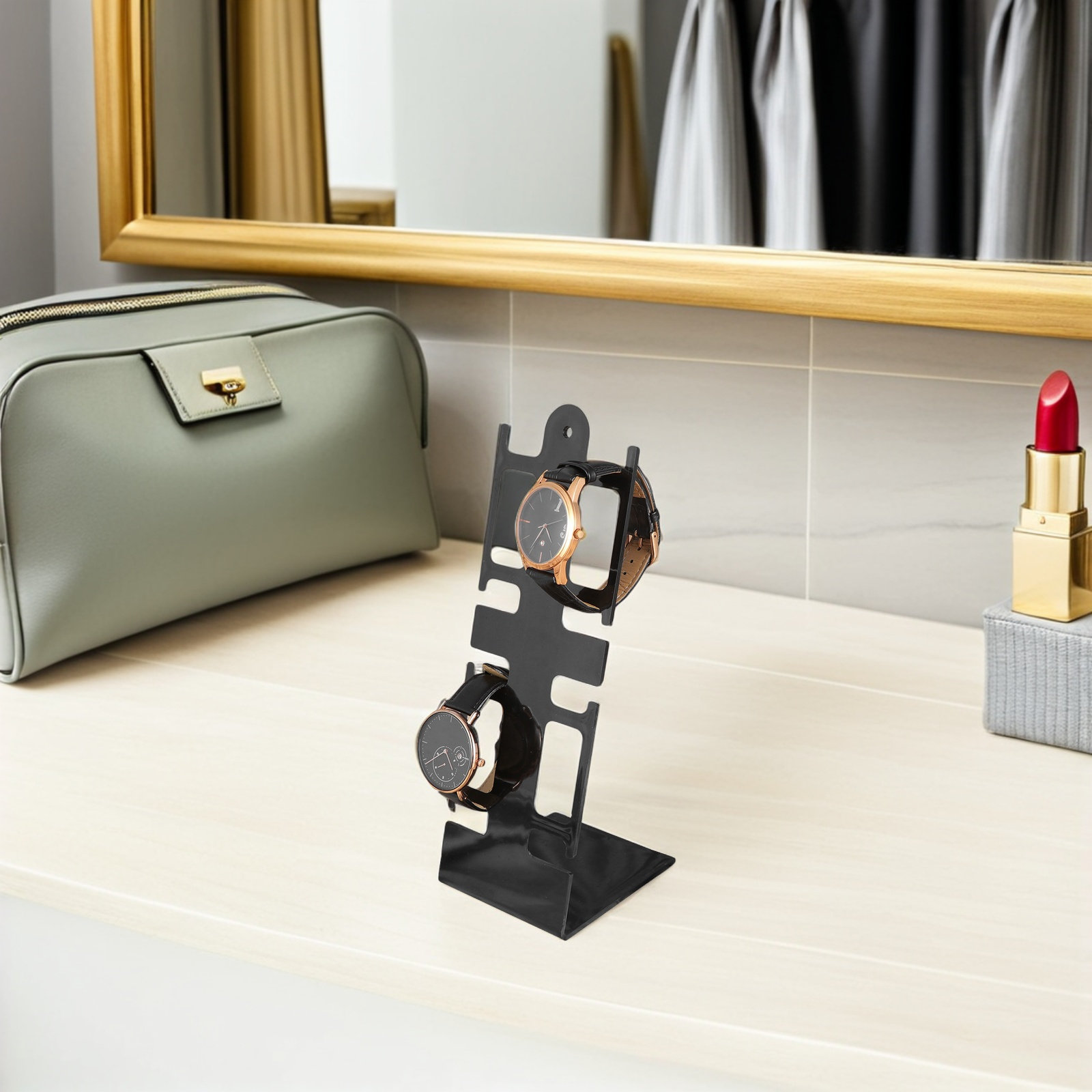 4 Adet Şeffaf Akrilik Saat Sta - Jewelry Stand Watches incelemesi ve fiyatı