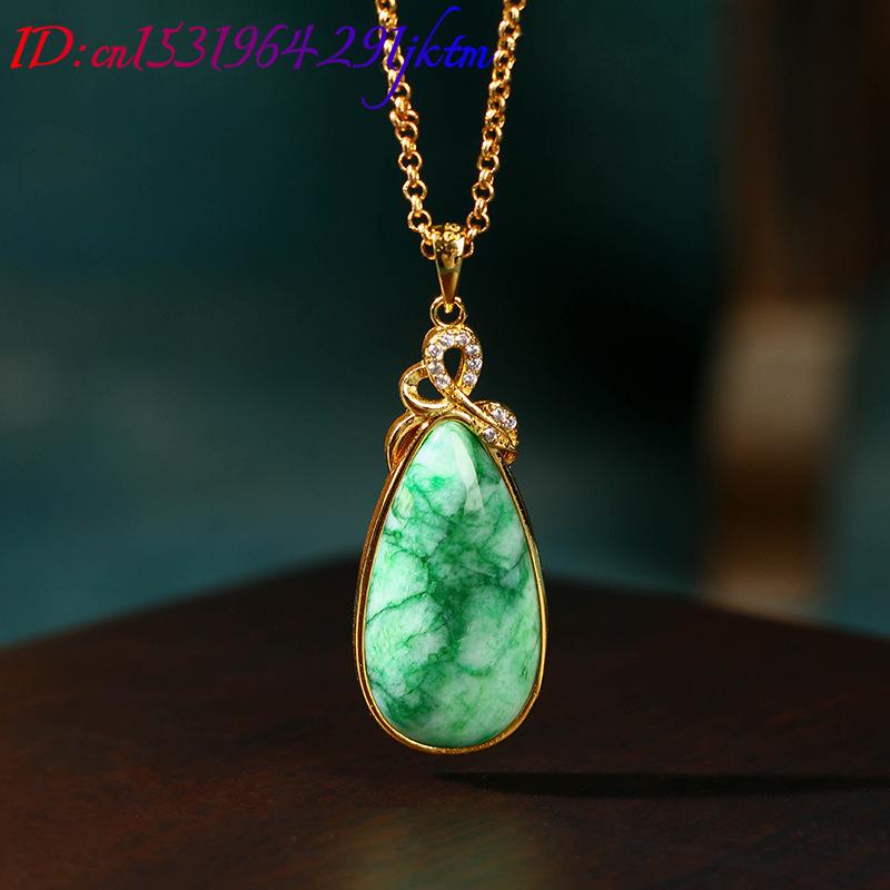 Doğal Yeşim Taşı Damla Şeklind - Necklace Pendant incelemesi ve fiyatı