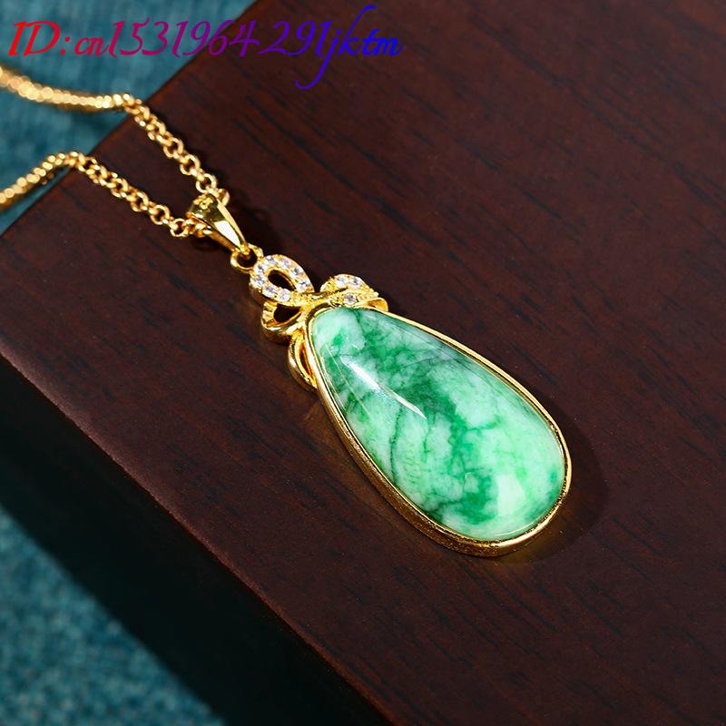 Doğal Yeşim Taşı Damla Şeklind - Necklace Pendant incelemesi ve fiyatı