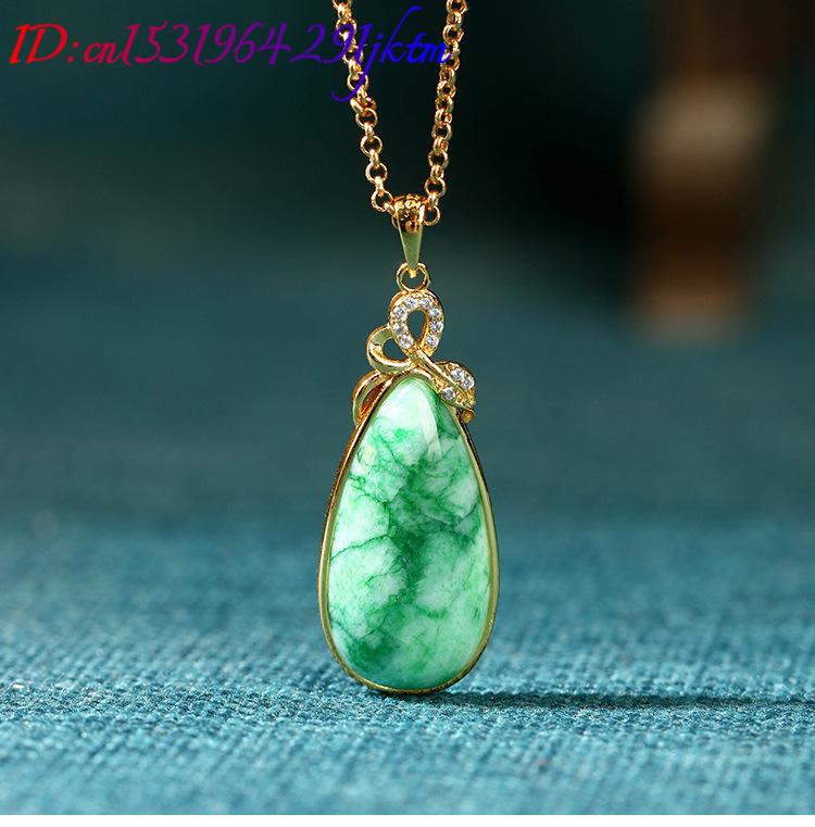 Doğal Yeşim Taşı Damla Şeklind - Necklace Pendant incelemesi ve fiyatı