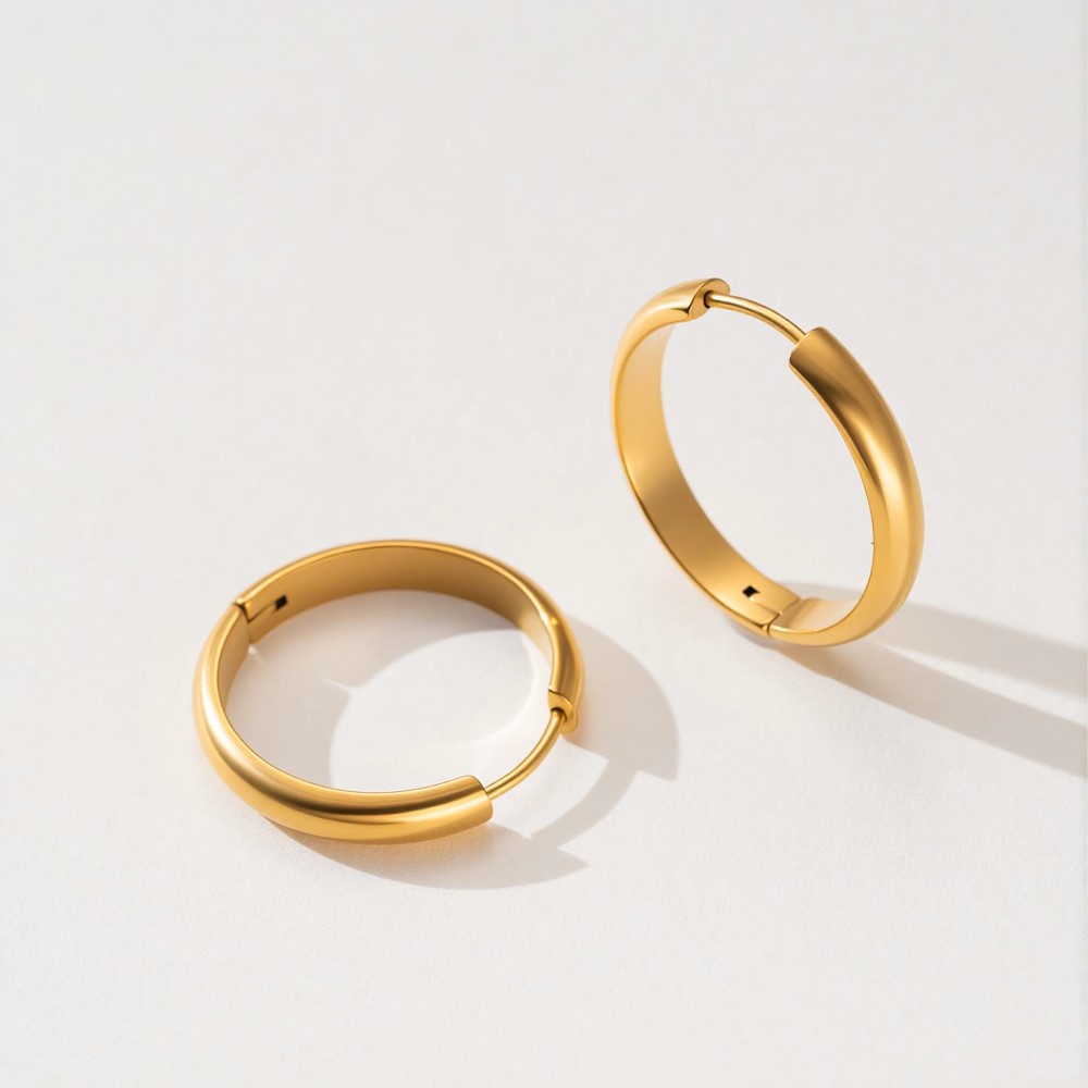 4 Adet Paslanmaz Çelik Yuvarla - Hoop Earrings incelemesi ve fiyatı