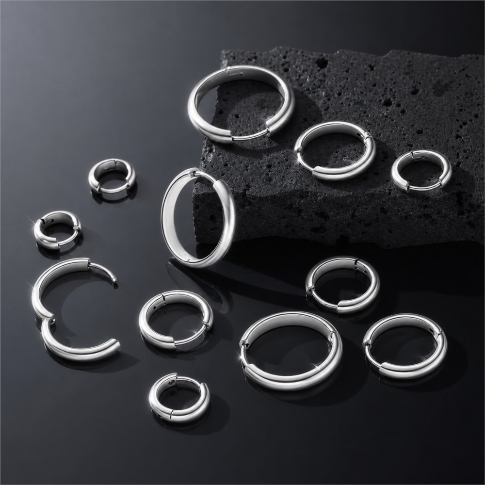 4 Adet Paslanmaz Çelik Yuvarla - Hoop Earrings incelemesi ve fiyatı