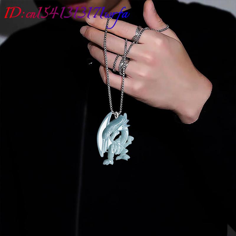 Mavi Myanmar Jadeit Ejderha Ko - Necklace Pendant incelemesi ve fiyatı