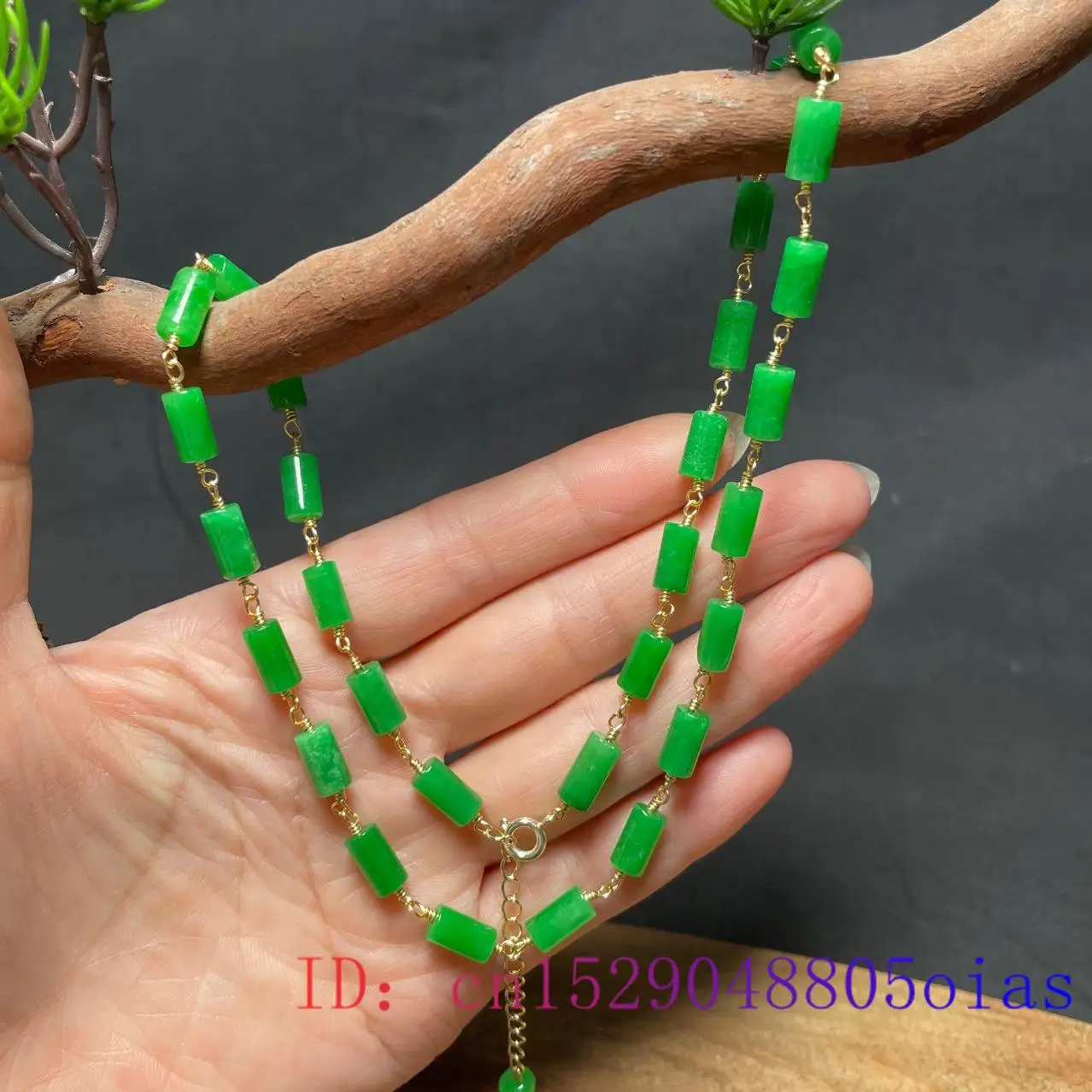 Yeşil Yeşim Boncuklu Kolye Vin - Jewelry & Watches Ltd incelemesi ve fiyatı