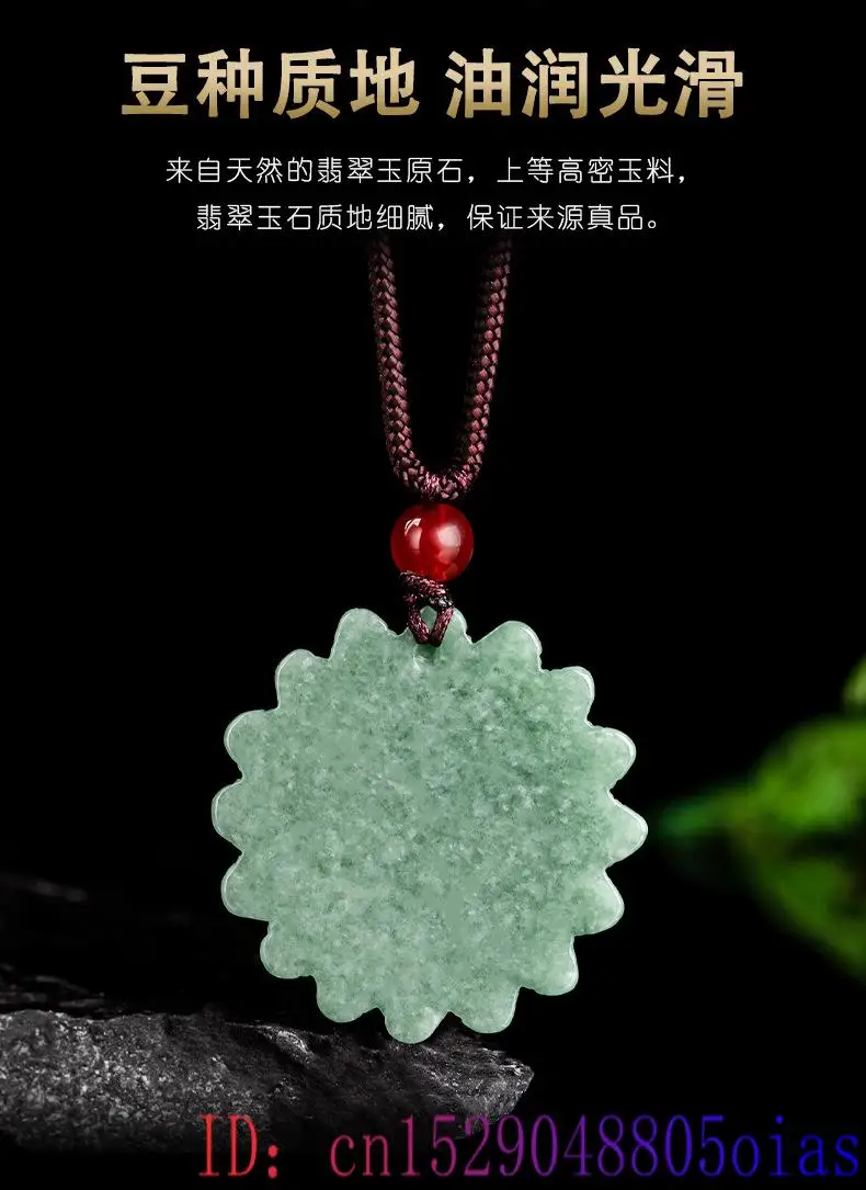 Yeşil Jadeite ayçiçeği kolye k - Necklace Pendant incelemesi ve fiyatı