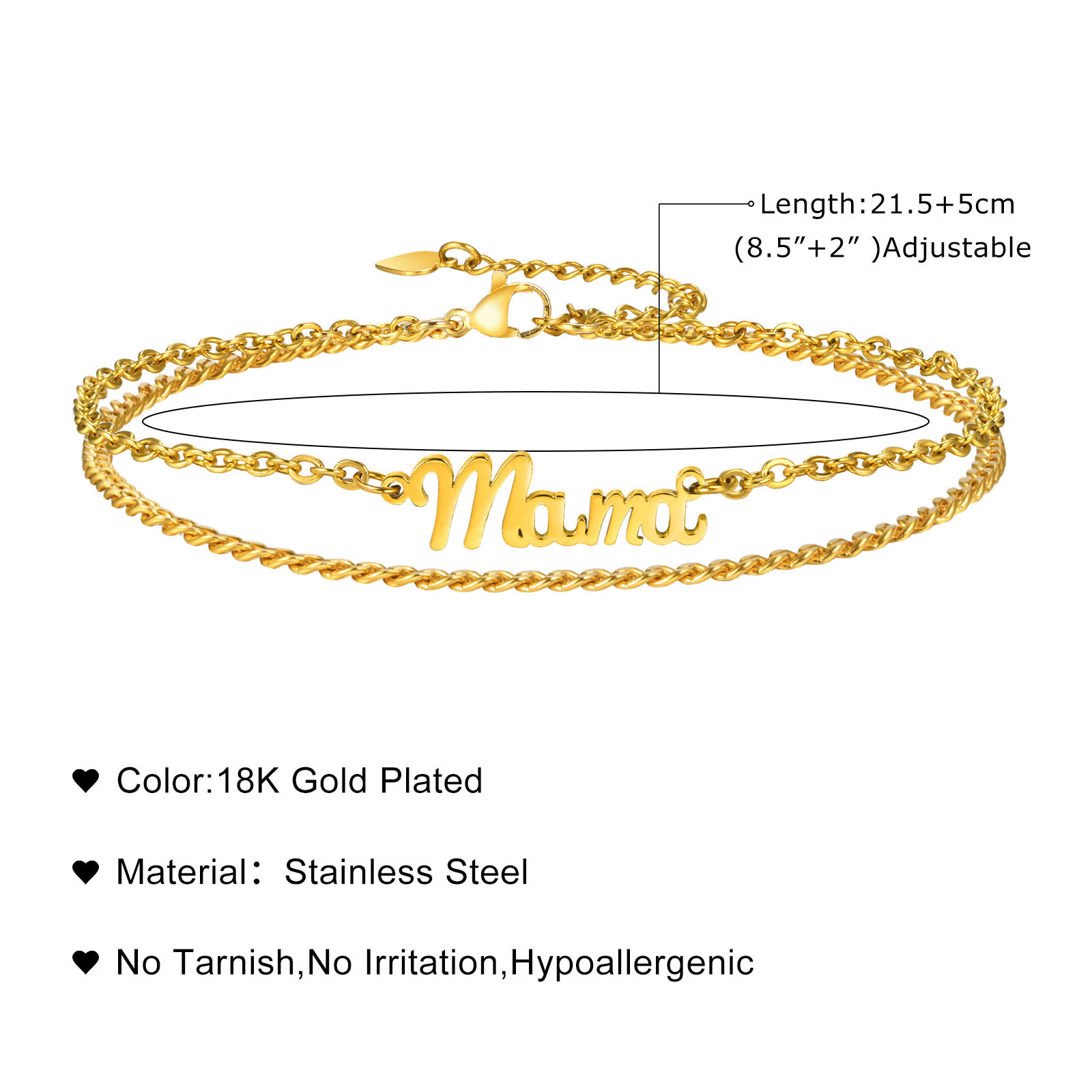 Vnox kadınlar için özelleştiri - Anklet Foot Chain incelemesi ve fiyatı