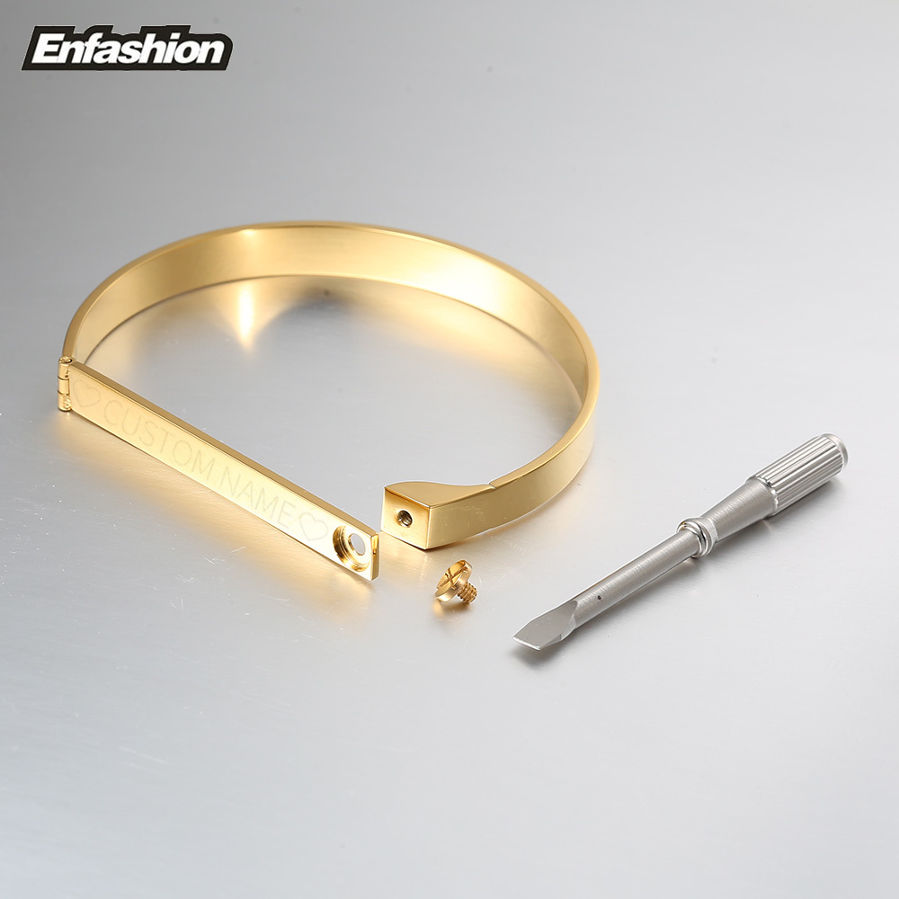 Enfashion Kişiselleştirilmiş K - Cuff Bangle Bracelet incelemesi ve fiyatı