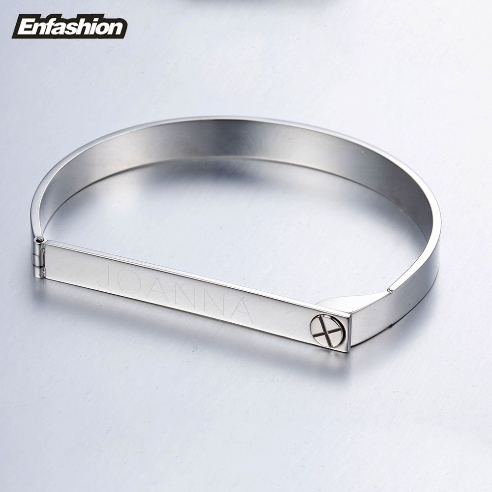 Enfashion Kişiselleştirilmiş K - Cuff Bangle Bracelet incelemesi ve fiyatı