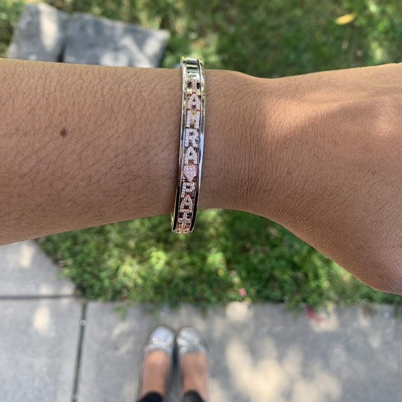 DOREMI DIY Zirkonya Harfler Öz - Cuff Bangle Bracelet incelemesi ve fiyatı