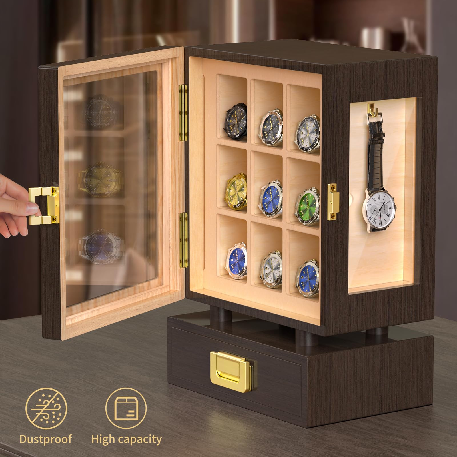 Özel Dikdörtgen Ahşap Saat Sak - Watches & Jewelry Repair Center New York Reviews incelemesi ve fiyatı