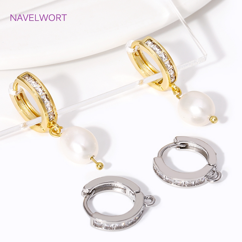 18K Altın Kaplama, Zirkon Taşl - Hoop Earrings incelemesi ve fiyatı