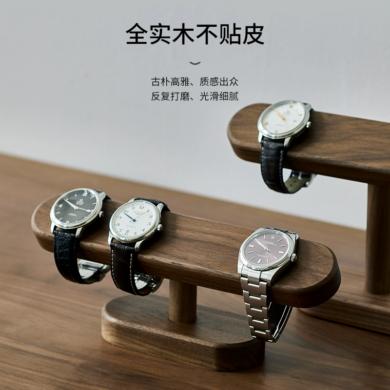Siyah Ceviz Ahşap Saat Tutucu  - Jewelry Stand Watches incelemesi ve fiyatı