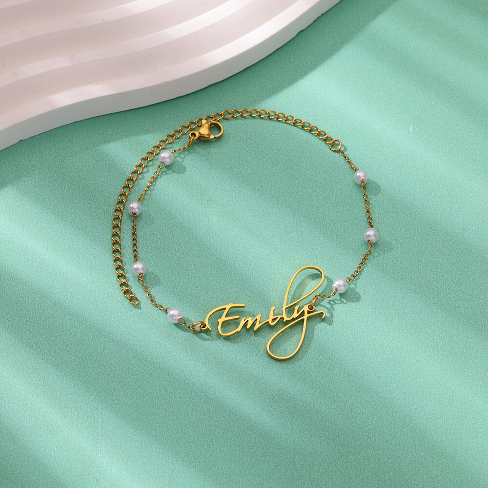 Kadınlar için özel ad halhal p - Anklet Foot Chain incelemesi ve fiyatı