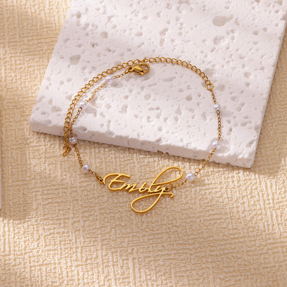Kadınlar için özel ad halhal p - Anklet Foot Chain incelemesi ve fiyatı