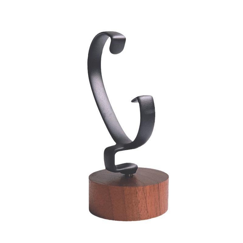 1 adet ahşap C şeklinde saat t - Jewelry And Watches Inc incelemesi ve fiyatı