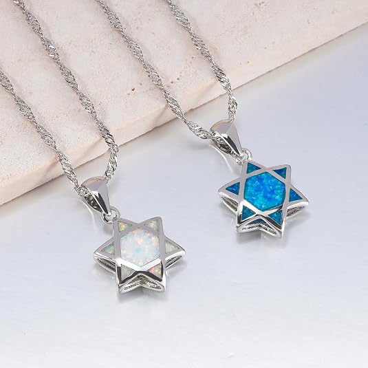 Davut Yıldızı Opal Kolye Ucu T - Jewelry & Watches Ltd incelemesi ve fiyatı