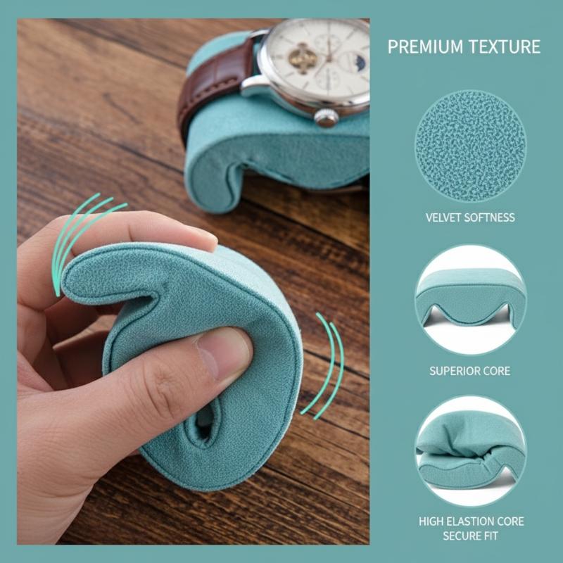 Zarif Yumuşak Flanel Saat Yast - Jewelry Stand Watches incelemesi ve fiyatı