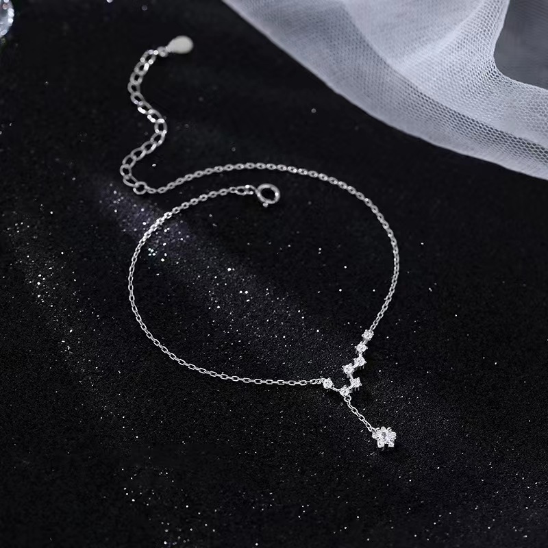 LYNNE 925 ayar gümüş takı yıld - Anklet Foot Chain incelemesi ve fiyatı