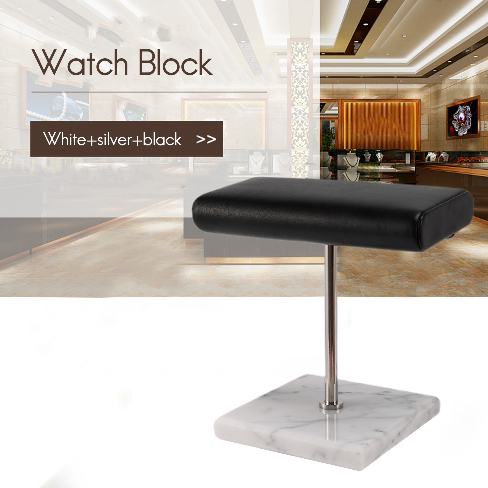 Beyaz Mermer Tabanlı Saat Stan - Jewelry Stand Watches incelemesi ve fiyatı