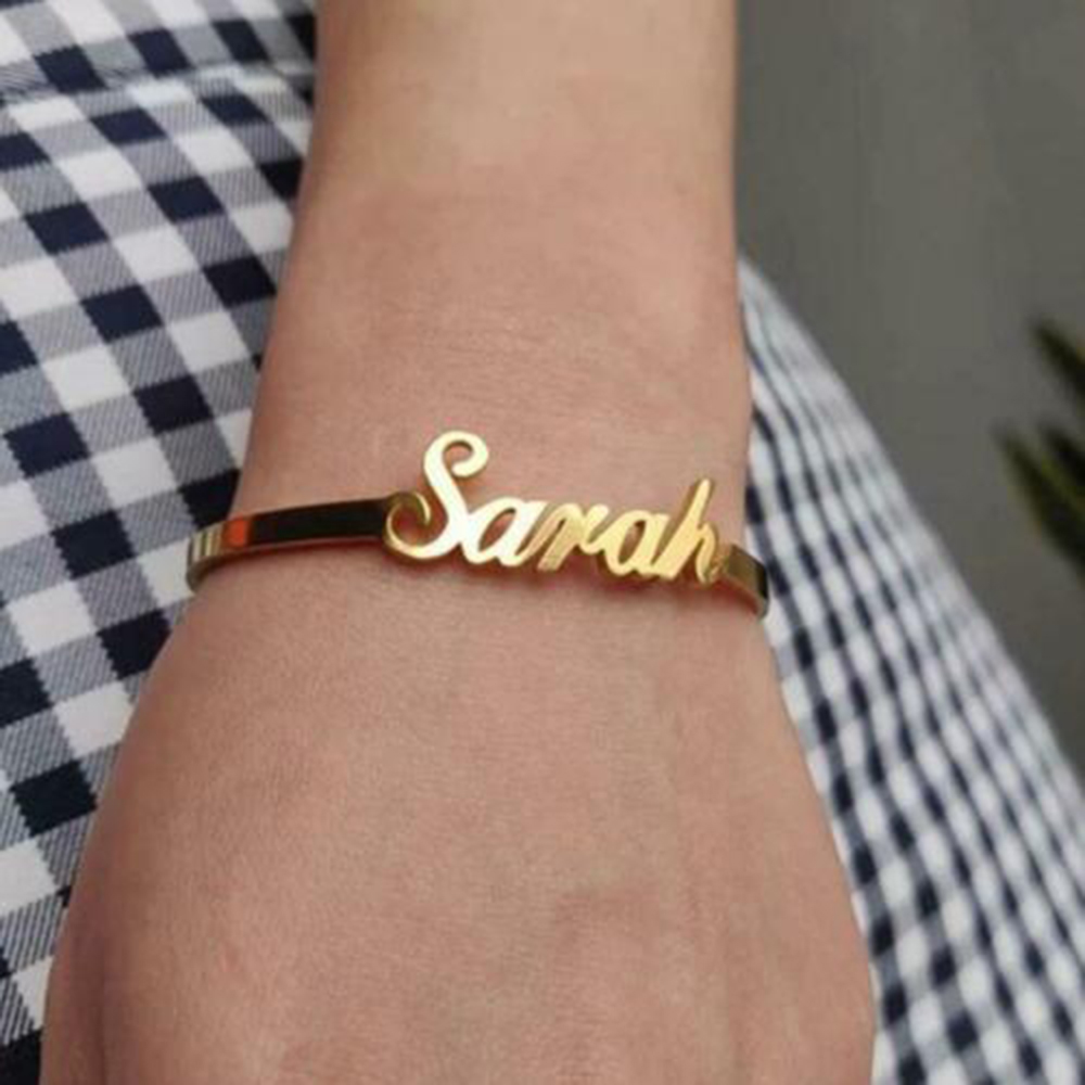 Kadınlar için kişiselleştirilm - Cuff Bangle Bracelet incelemesi ve fiyatı