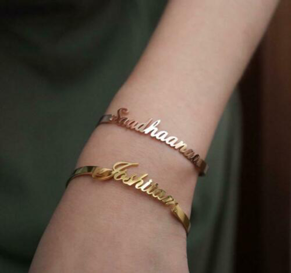 Kadınlar için kişiselleştirilm - Cuff Bangle Bracelet incelemesi ve fiyatı