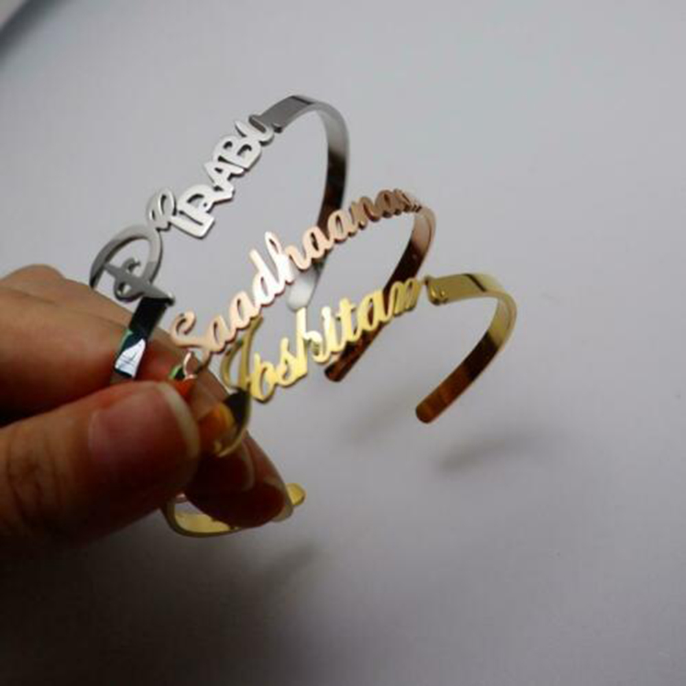 Kadınlar için kişiselleştirilm - Cuff Bangle Bracelet incelemesi ve fiyatı