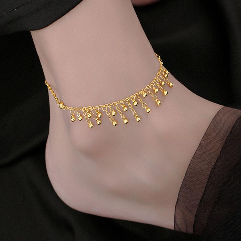 925 Ayar Gümüş Yuvarlak Boncuk - Anklet Foot Chain incelemesi ve fiyatı