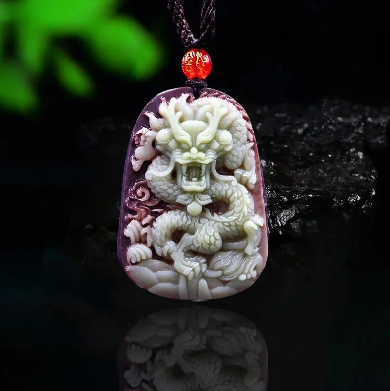 Mor Robe yeşim ejderha kolye k - Jewelry & Watches Ltd incelemesi ve fiyatı