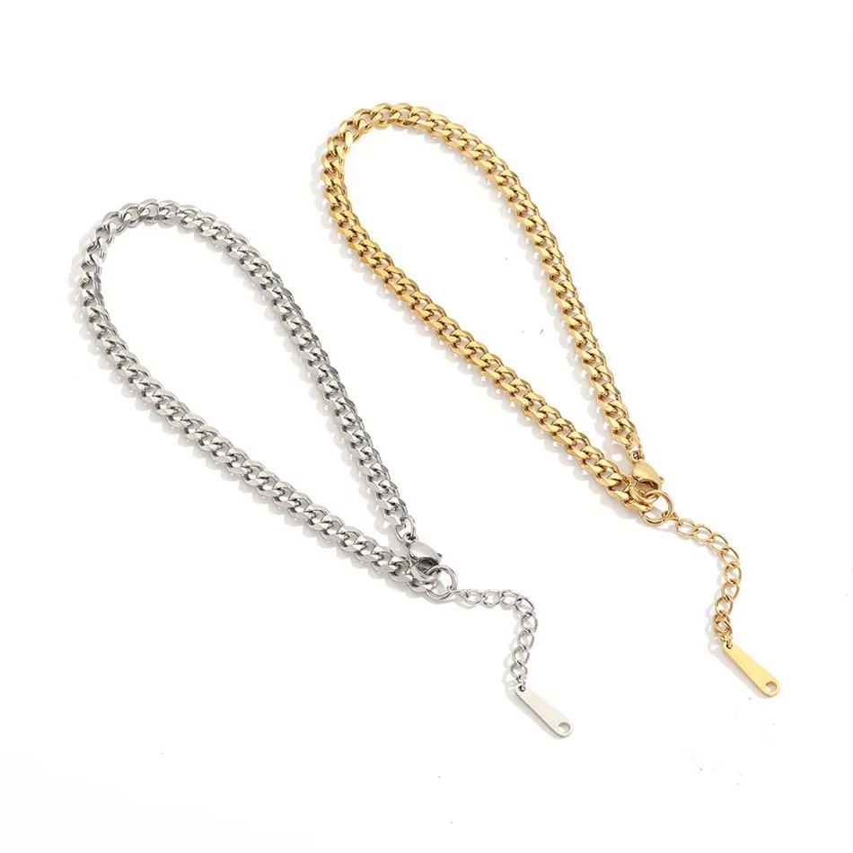 4MM Paslanmaz Çelik Basit Küba - Anklet Foot Chain incelemesi ve fiyatı