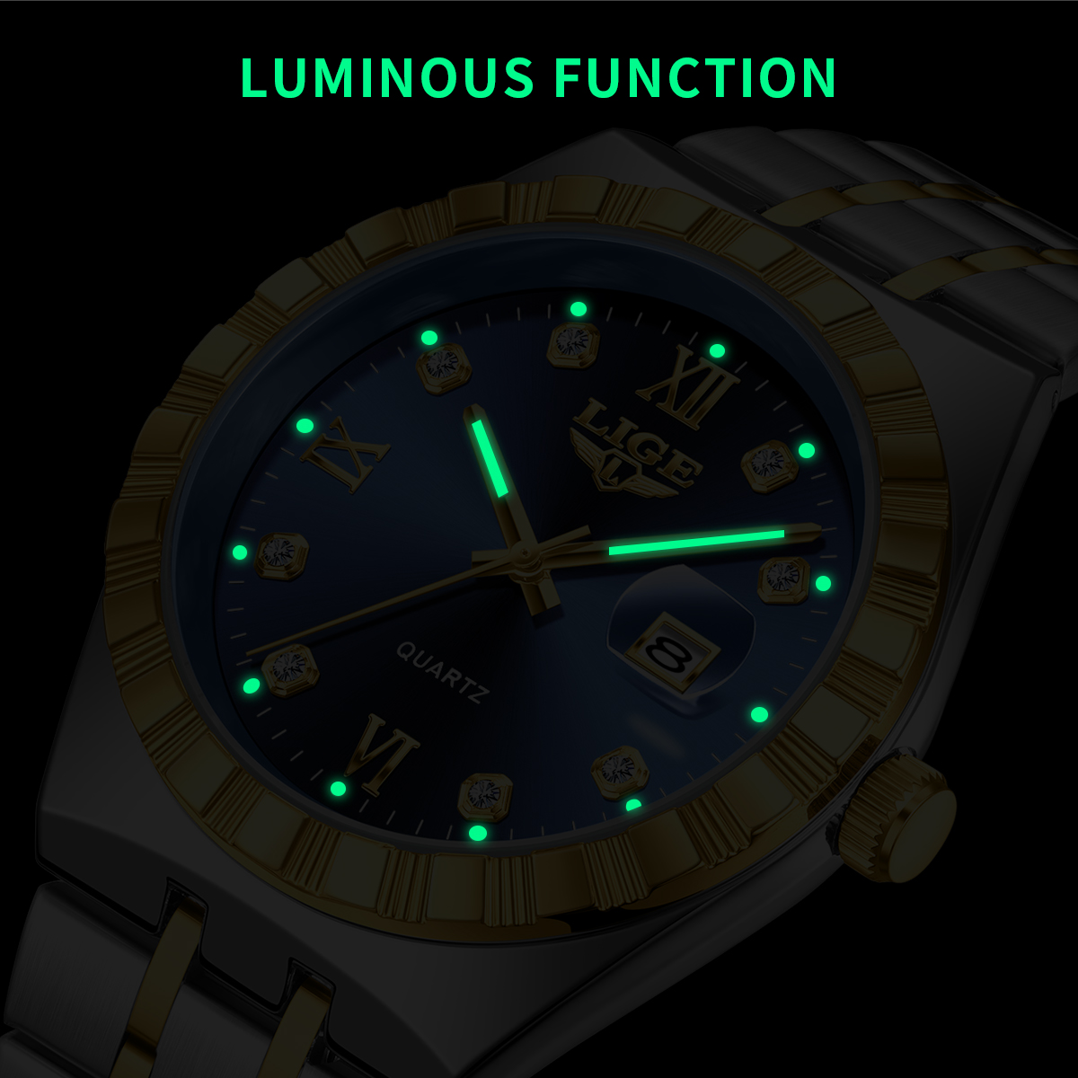 LIGE İş Erkek Saatleri Üst Düz - Jewelry Style Watches incelemesi ve fiyatı